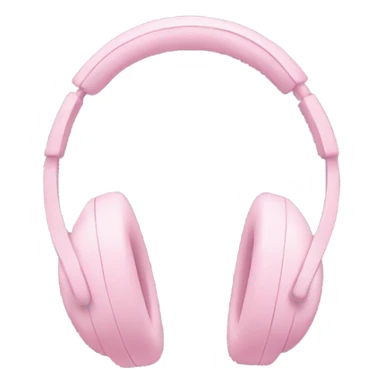 pastel pink headphone sticker