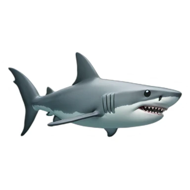 shark bad sticker