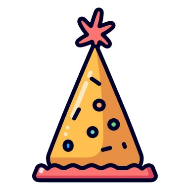 party hat sticker