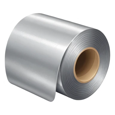silver foil roll pack sticker