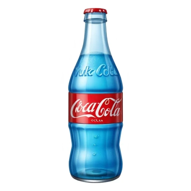 Nuka Cola blue bottle sticker