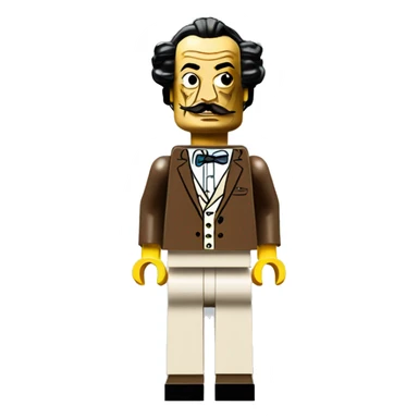 salvador dali lego full body sticker