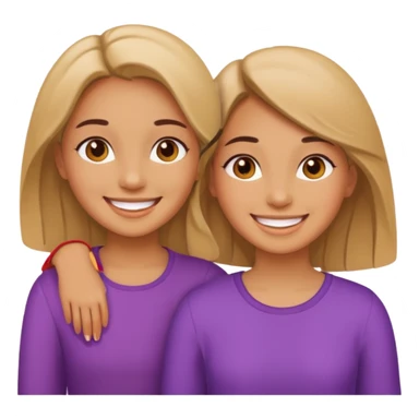 girls walking together sticker