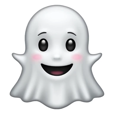 Snapchat ghost logo emoji style 4 sticker