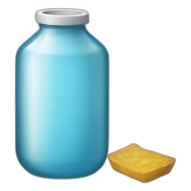 Frasco de vidro sticker