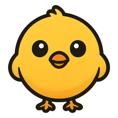 yellow chick emoji sticker