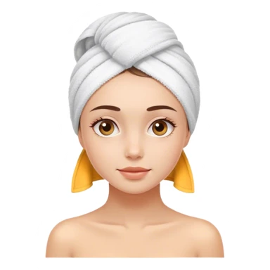 Human girl at a spa sticker
