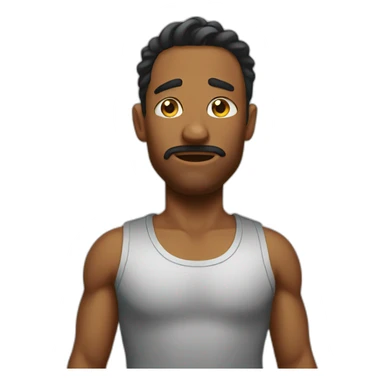 emoji sweaty sticker