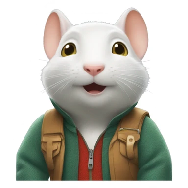 Stuart little sticker