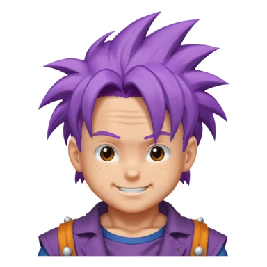 Trunks from DBZ nodding sticker