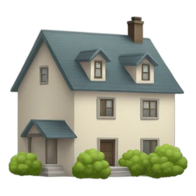 House minimalism sticker