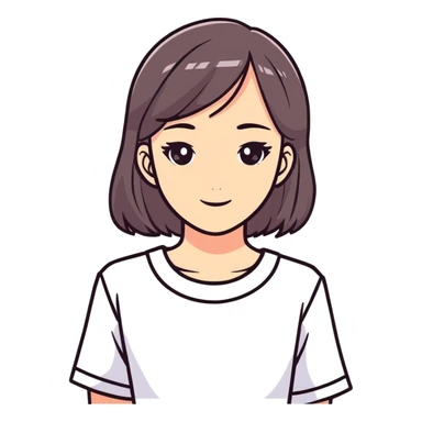 Pretty girl with magic  sticker