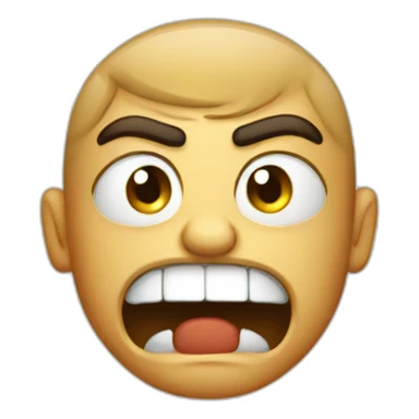 Angry italian sticker