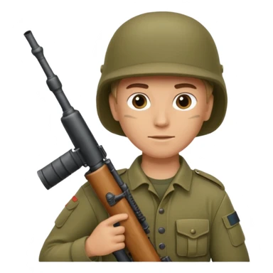 
solder with rpg-7 sticker