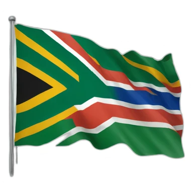 South Africa flag sticker