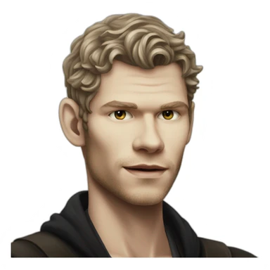 Klaus mikaelson Joseph morgan realistic detailed sticker