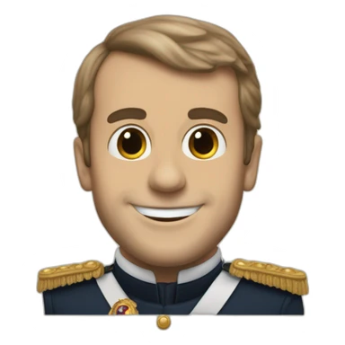 Emanuel macron doigt d'honneur sticker