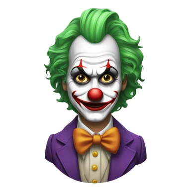 Joker the clown sticker