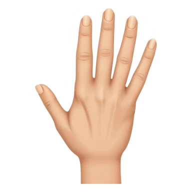 Hand without the ring finger  sticker