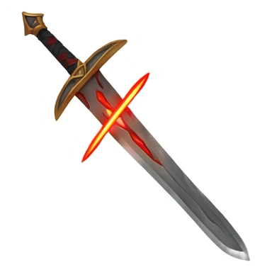 space-multiblade-sword-with-red-ray-blade sticker