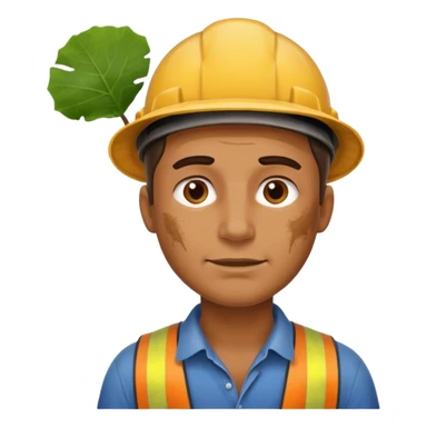 hardworking man sticker