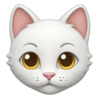 kitty shows the heart sticker