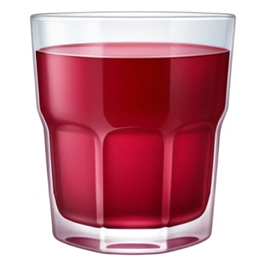 Cranberry juice sticker