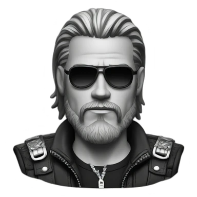 Biker-sons of anarchy sticker