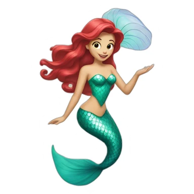 sirenita ariel sticker