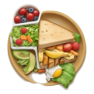 Healthy lunch  sticker
