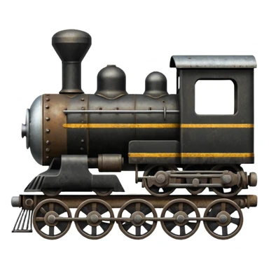 Train image. View right Side. sticker