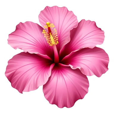 pretty flower hibiscus pink  sticker