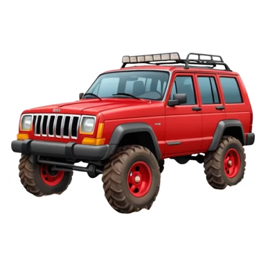 Jeep Cherokee red sticker