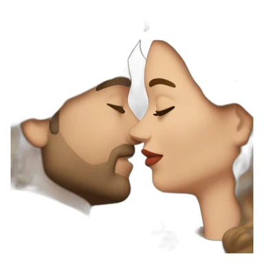 Myriam bregman kissing javier milei sticker
