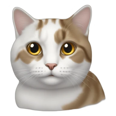 Chat dans un char sticker