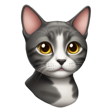 Exotic short hair cat sticker
