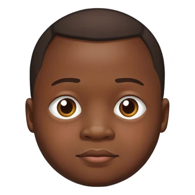 Black man with Down syndrome  sticker