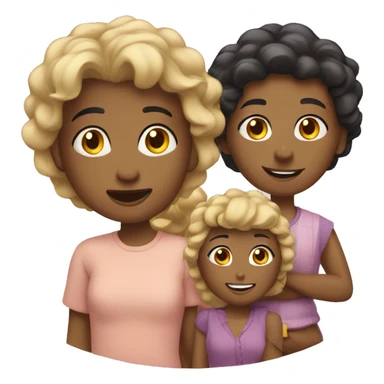 una familia de 5 sticker