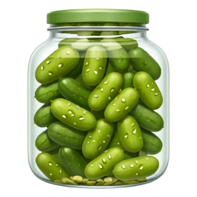 Pickle jar sticker
