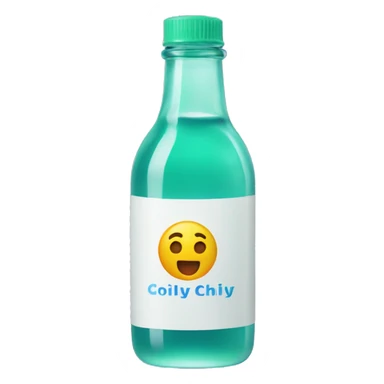 bottle of gel chilly sticker