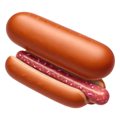 pink pills in a piece of sausage sticker
