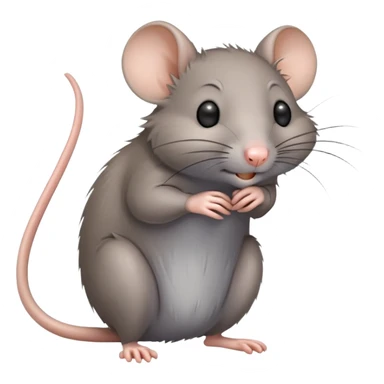 Gray rat sticker