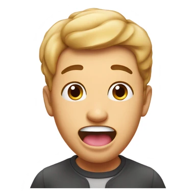 Tongue out blushing  sticker