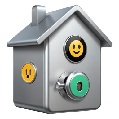 Дом с умной блокировкой sticker