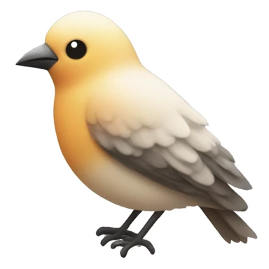 blurry bird sticker