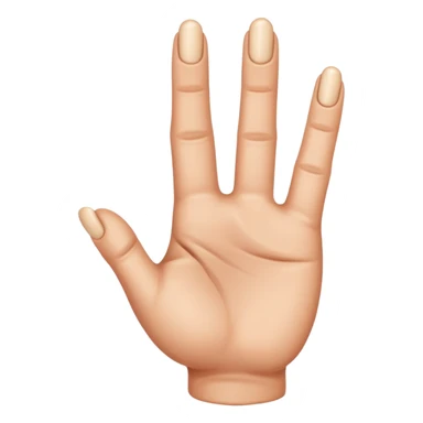 6 finger hand and 7 finger hand  sticker