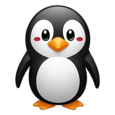 penguin wearing a t-shirt of debian sticker
