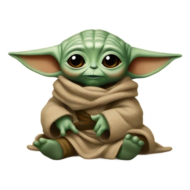 Rastafarian baby yoda sticker
