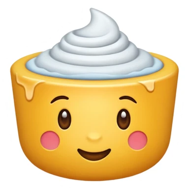 Банка крема для лица  sticker