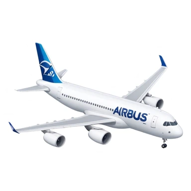 Airbus A320 - Airbus (Model Year: 2022) (Iconic colour: White) sticker